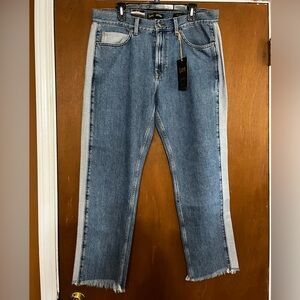 NWT Lee Vintage Modern Cropped Dad Jeans Size 36